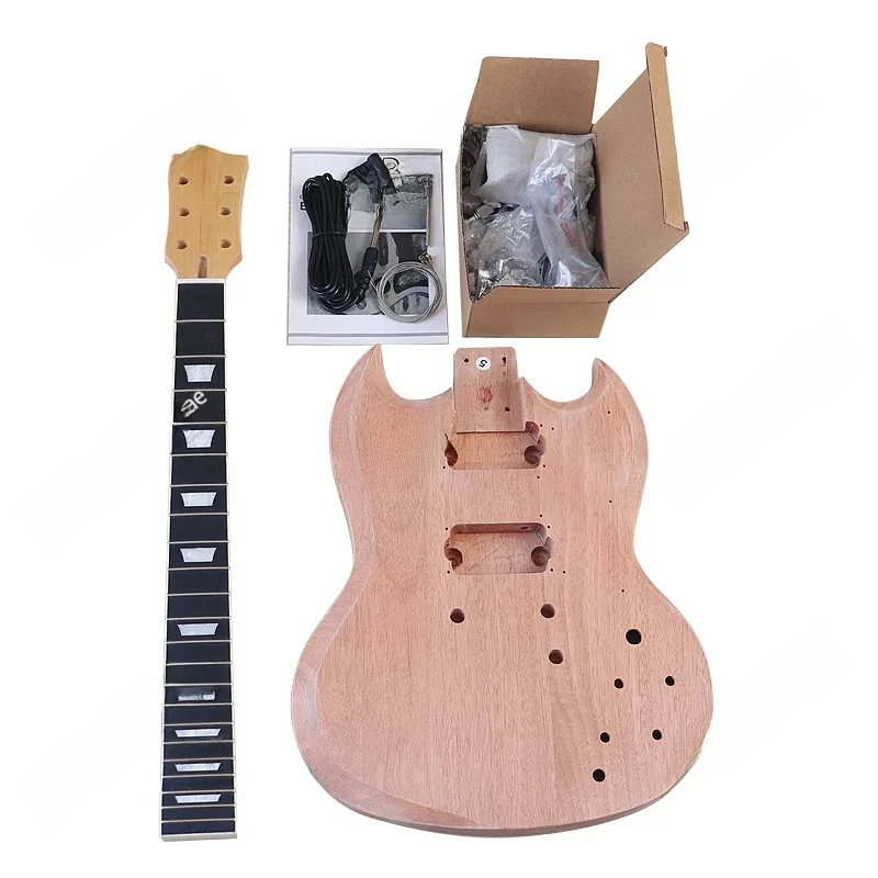 SG Electric Entry-Level Work In Progress Set, zusammenbaubares Gitarrenzubehör DIY