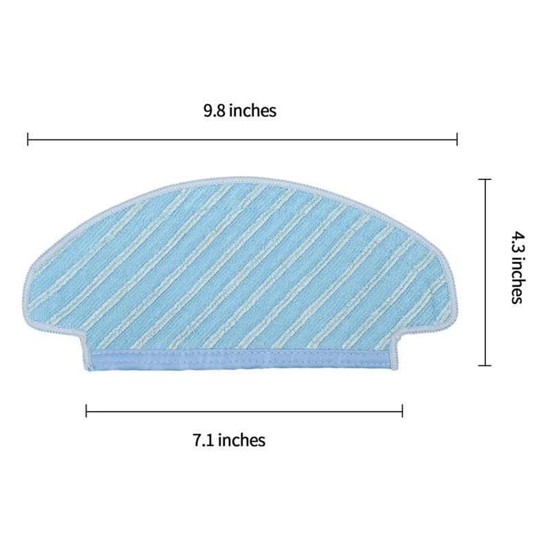 A02V-Für ECOVACS DEEBOT N10 N10 PLUS Roboter Staubsauger Wichtigsten Seite Pinsel Hepa-Filter Mopp Tuch Staubbeutel Ersatz teile