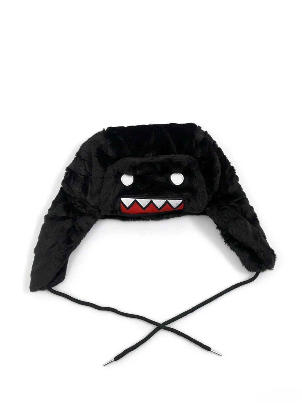 New autumn and winter plush Lei Feng hat, anime cartoon embroidered ear protection hat, men's and women's warm plush hat gift