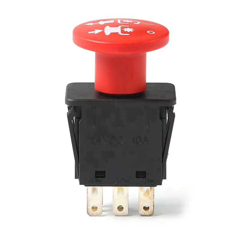 VEHO-PTO Switches For Select Husqvarna And Craftsman Crawler Mowers, Push Button Industrial Mower Switches