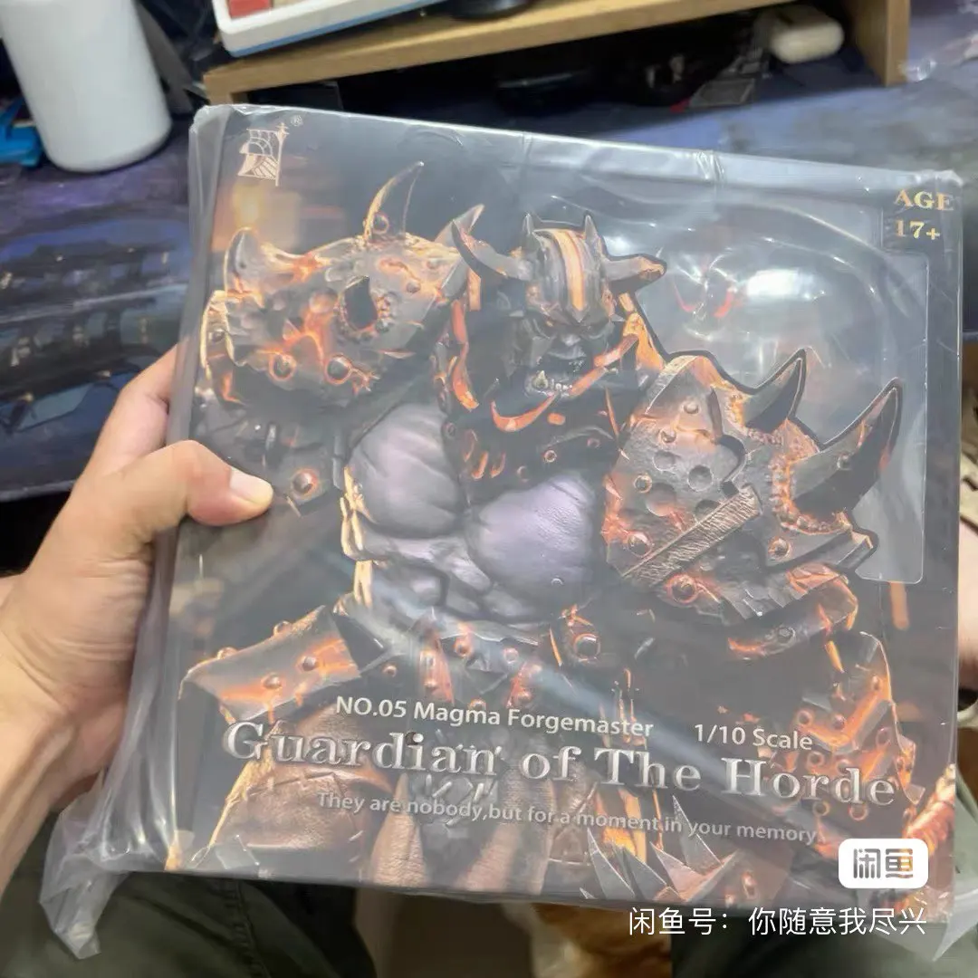 

In Spot Figure -0ol1/10 Scale Wow Orc Magma Forgemaster Action Figure Guardian Of The Horde Grey Knight No.05 Collectible