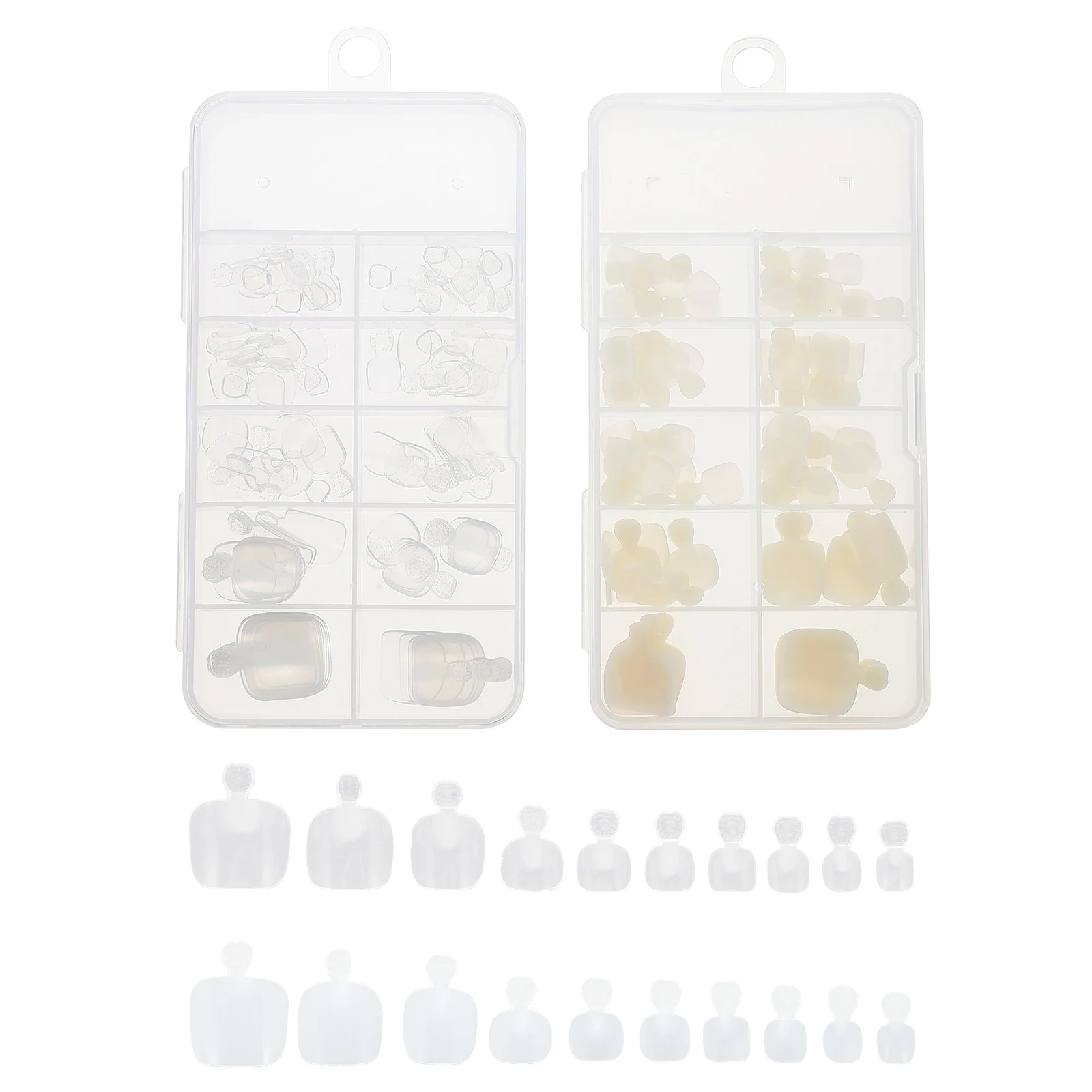 

200 шт. пресс для ногтей на ногах, материал ABS, ультратонкие прочные накладные ногти на ногах, сделай сам, маникюр, домашний салон, пресс для ногтей на ногах