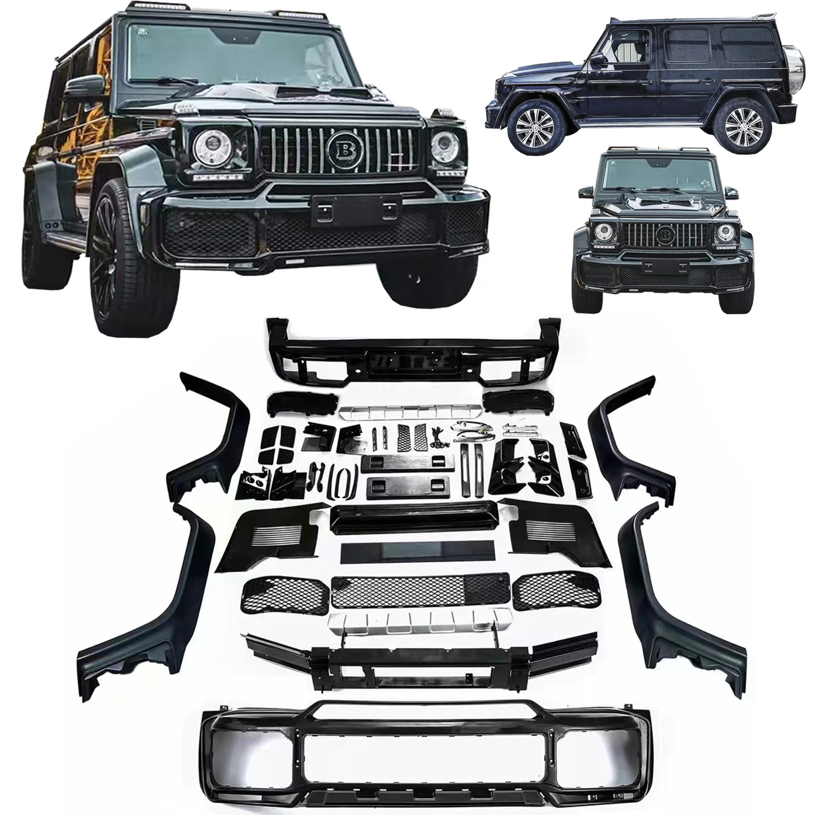 

High Quality Wide Body Kit For G-Class W463 Upgraded To W464 For Wide PP Body Kit 2001-2008