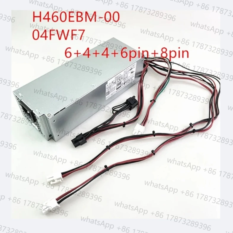 1PC PSU 6 + 4 + 4PIN H460EBM-00 D460E001P CN-04FWF7 04FWF7 4FWF7 Para Dell 3046 3040 3050 5050 7080 MT G5 5090 XPS 8940 460W