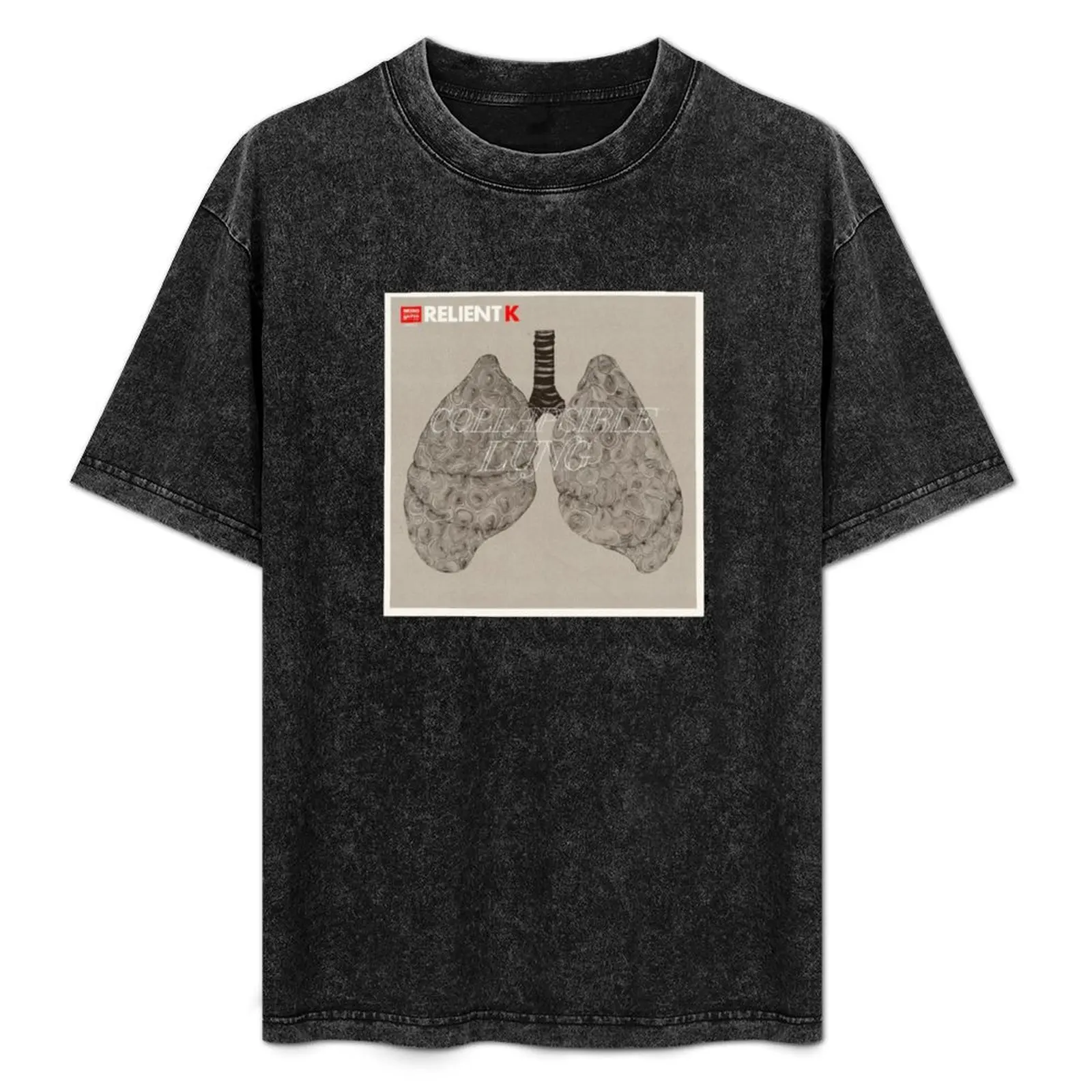 Relient K - Collapsible Lung T-Shirt korean fashion blacks heavyweight t shirts for men