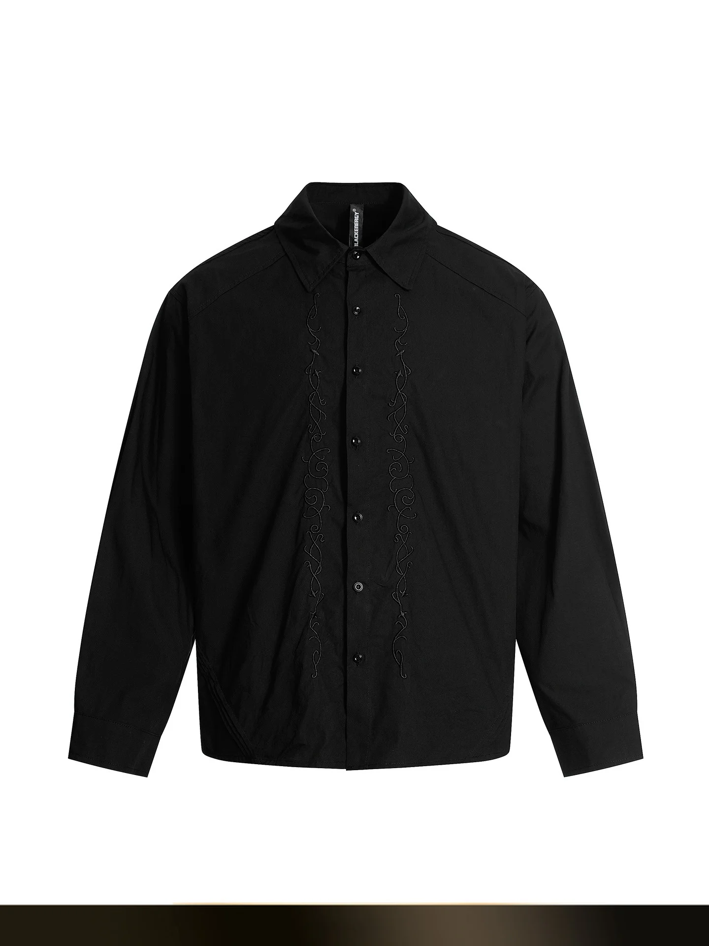 

Новая китайская рубашка с длинным рукавом, вышивкой, свободного кроя, с воротником, с узором «Вечный цветок», повседневная, осенняя, дышащая, из хлопка