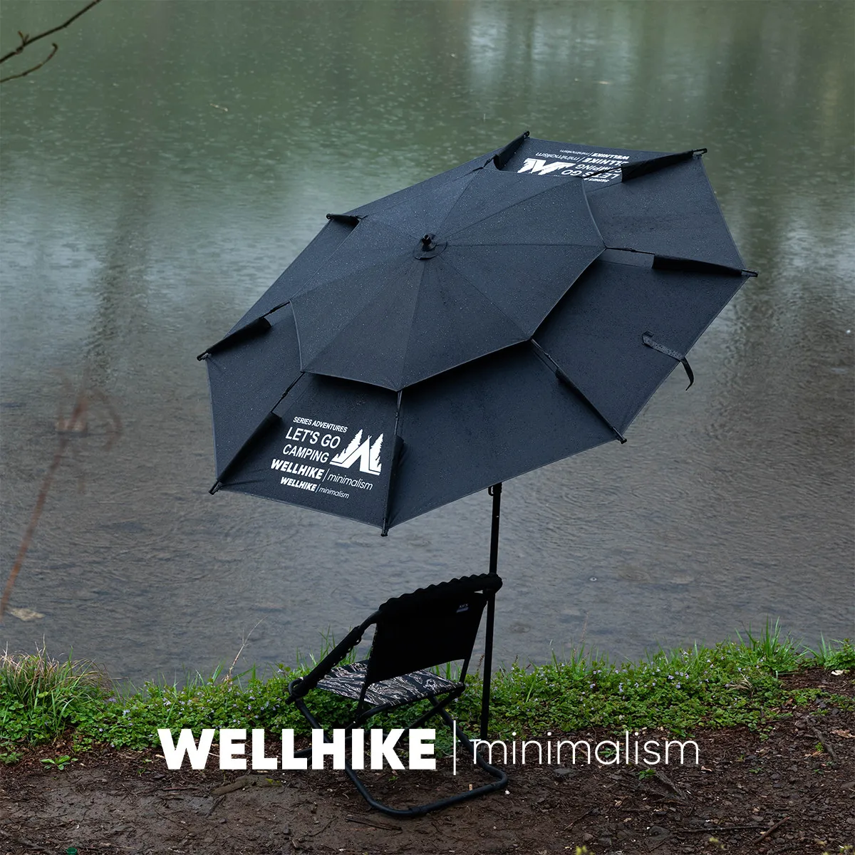 WELLHIKE Outdoor Fishing Umbrella with High-Performance Waterproof Canopy Over 3000MM Rating Ideal for Summer 2026 Camping Picni
