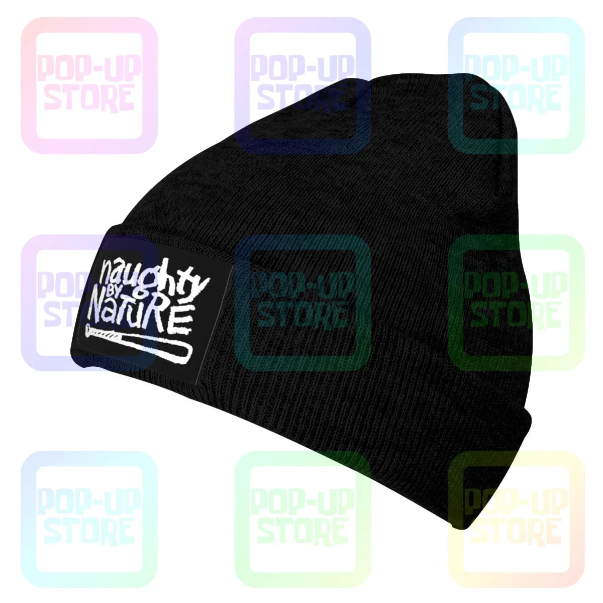 Gorro de punto Naughty By Nature, gorros con estampado, empalme, ropa de calle