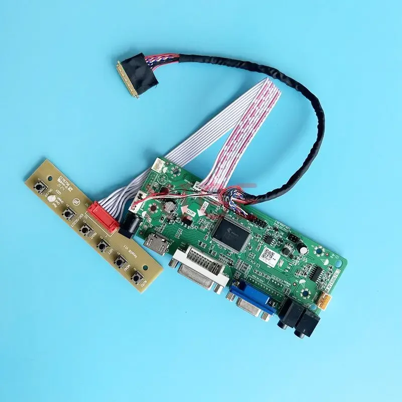 For LTN156AT26 LTN156AT27 Driver Controller Board Kit DIY DVI VGA Audio 1366x768 Laptop Matrix 15.6