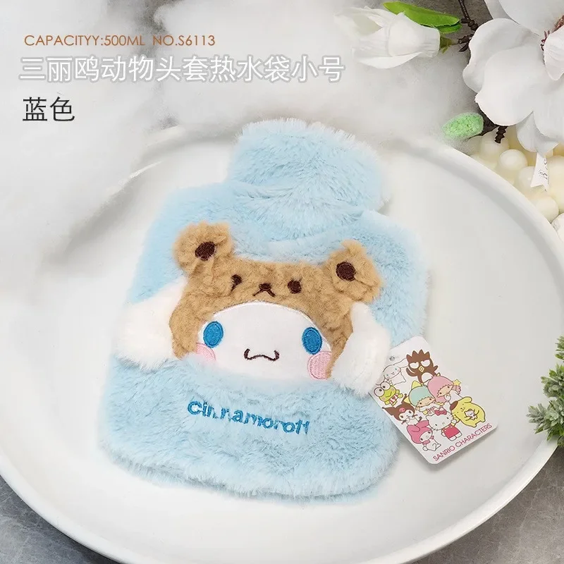 Sanrio Plush Hand Warmers Hello Kitty Kuromi Cinnamoroll Handwarmer Girls Anime Warm Hot-water Bags Winter Accessory Kids Gift