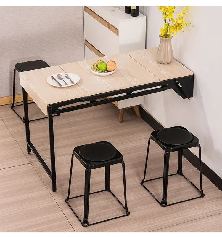 

SAT2 49 Deformed folding table, wall, net red dining table, multi-functional bookshelf, balcony shelf, small apartment, invisib