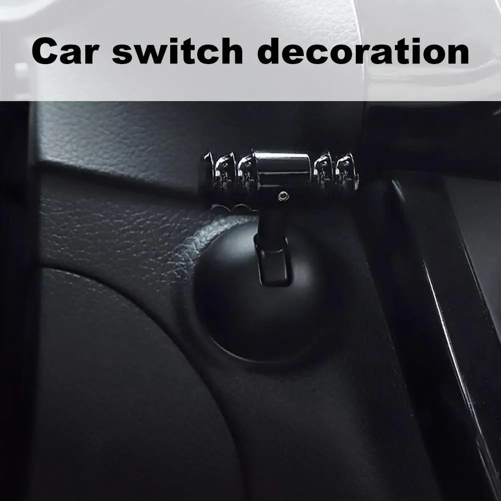 

Кнопка запуска автомобиля 2025 года, рокерный рычаг запуска двигателя, металлическая кнопка запуска одним касанием, кнопка запуска стартера, стоп, полное покрытие, автоматический Y5Z6