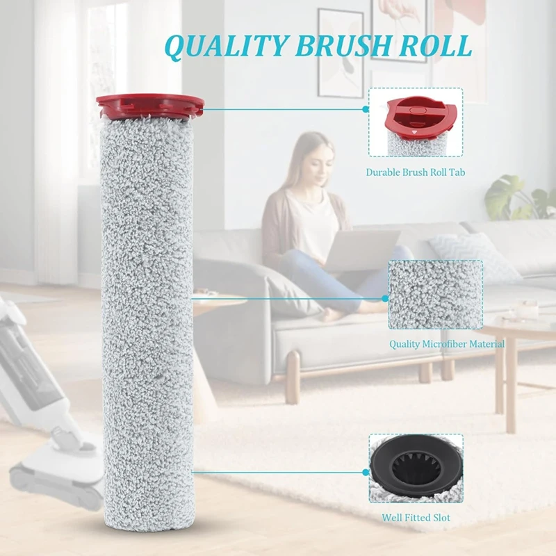 A86i-peças de reposição rolo escova e filtro aspirador para roborock dyad pro/combo aspirador hepa filtros