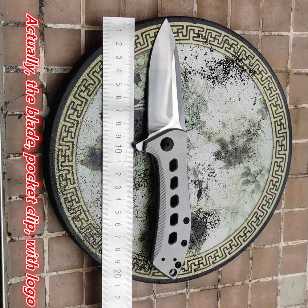 

JUFULE New Rexford 0801 Ceramic Bearing TC4 Titanium Handle Mark M390 Blade Survival EDC Tool Camping Hunt Outdoor Folding Knife