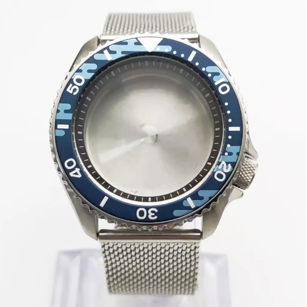 

Серебристый корпус для дайверских часов 42 мм, корпус для часов NH35, механизм NH35, подходит для часов с циферблатом 28,5 мм, сапфировое стекло