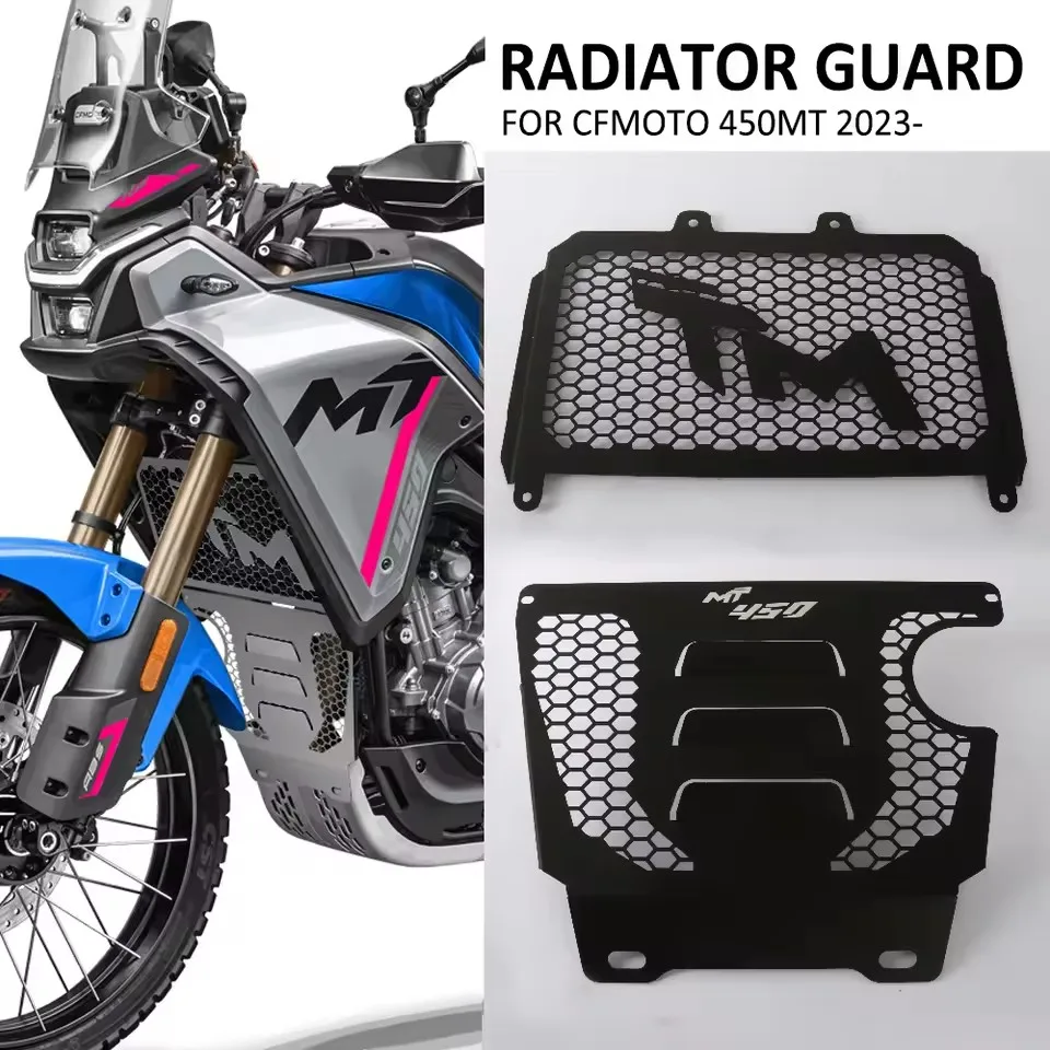 New FOR CFMOTO 450MT MT450 450 MT 450 2023-2025 Motorcycle Engine Water Tank Radiator Grill Oil Cooler Guard Protection Cover