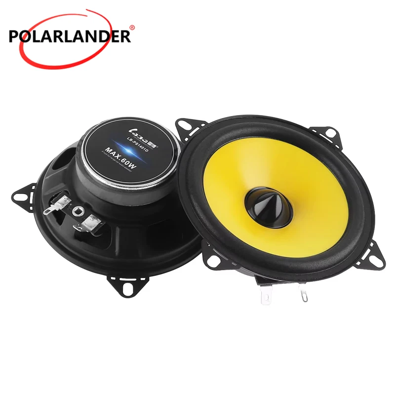 

2pcs 4 inch 60W 80-20KHz 2-Way Full Range Frequency Car Audio Stereo Speaker Car Speaker Automobile Loudspeake