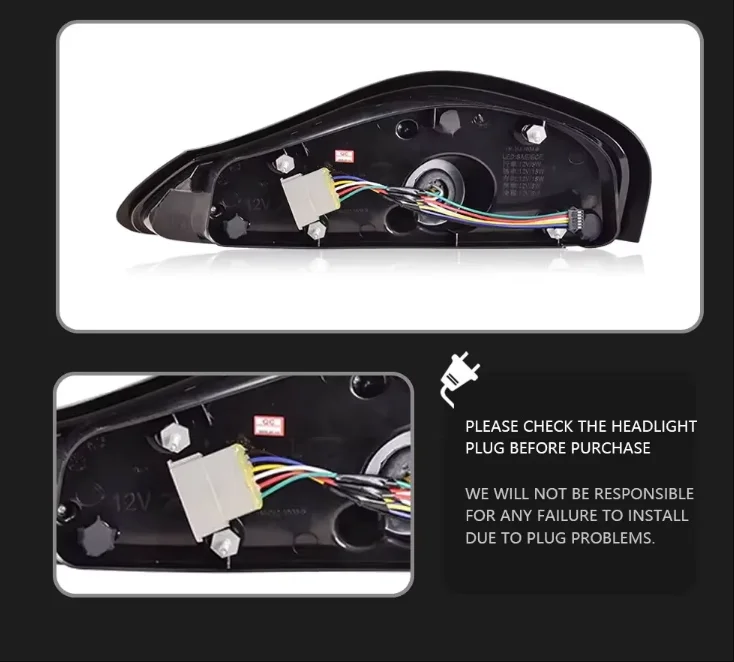 Car Lights for Boxster 986 Taillight 1997-2004 LED Projetor Tail Lamp Daytime Running Light Automotive Accessories