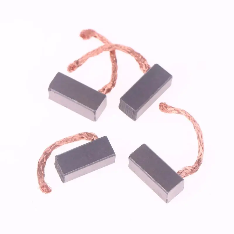

4Pcs 8x8x19mm Motor Carbon Brushes Set For Electric Motor Replacement Parts Power Tool DIY Accessories