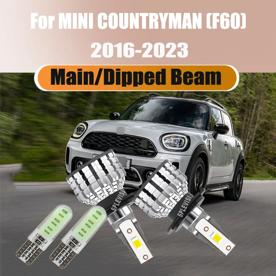 

LED H7 Headlight Bulbs W/ INTELLIGENT TEMPERATURE CONTROL SYSTEM For MINI COUNTRYMAN (F60) 2016 2017 2018 2019 2020 2021-2023