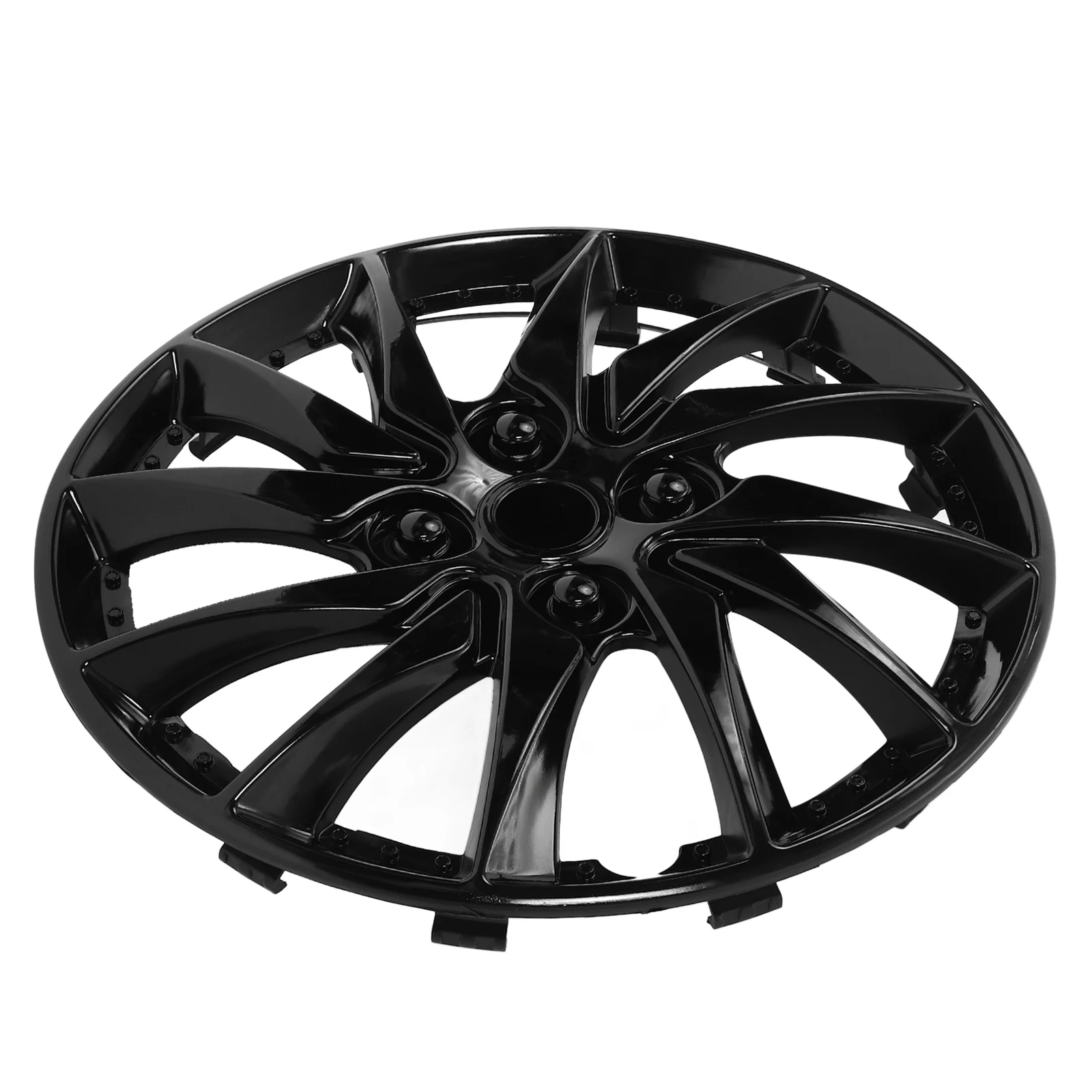 

Wheel Hub Decorative Cover Hubcaps Car Decoration Covers Center Tire Steel Wheel Protector PP Material Easy Clean Replacement
