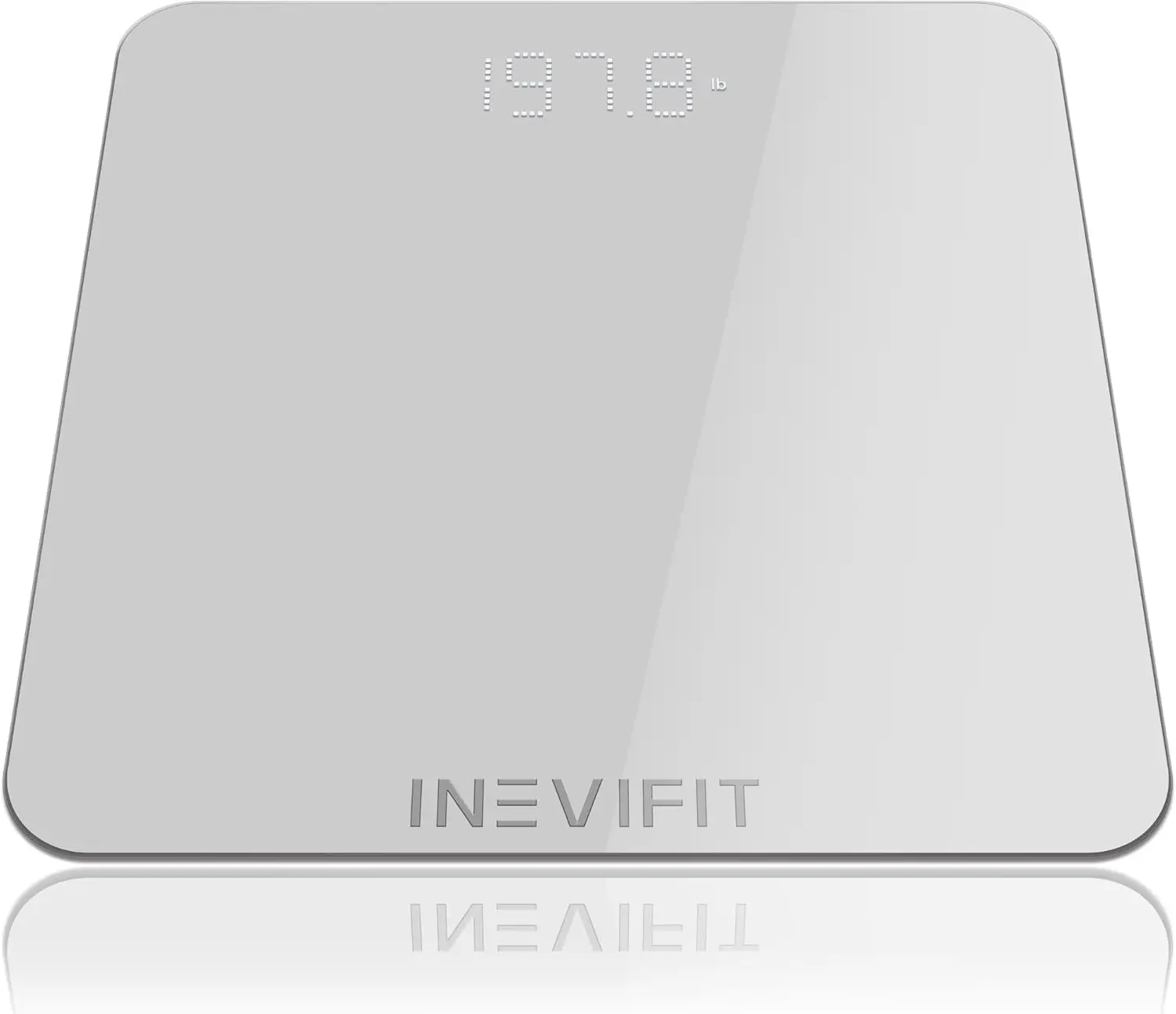 

Digital Bathroom Scale, High Precision Body Weight Scale, 400 lbs Capacity, Auto Calibration