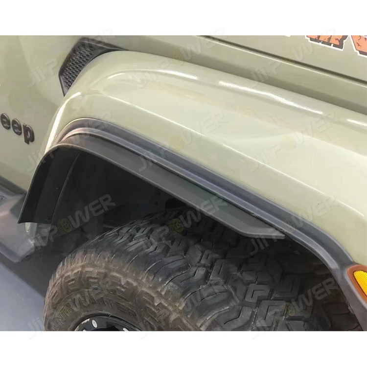 

JP16 ODM Plastic High Top Fenders Wheel Fender Flare Extensions for Wrangler JL/JT 2018+year