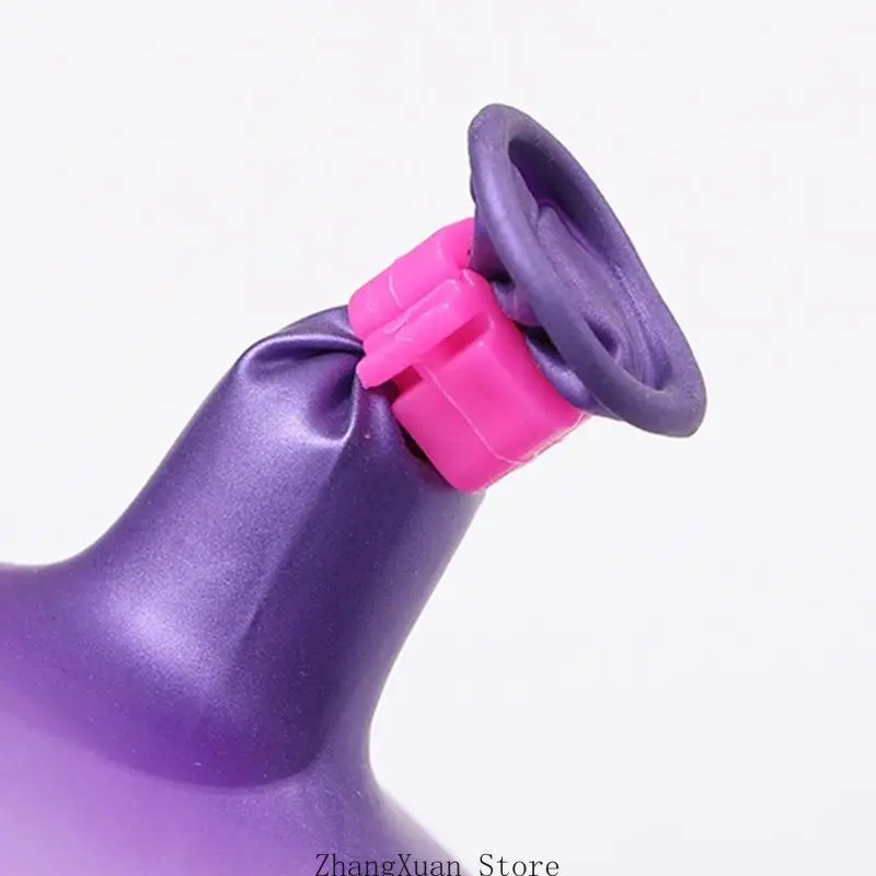 100 Stück Ballon-Clip-Dichtungsklemmen, Kunststoff-Befestigungslösung für festliche Dekorationen und kreative Arrangements – Detail 3