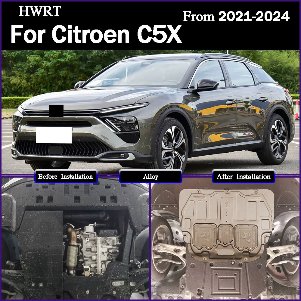 

Higher Quality Alloy Under Engine Guard Mudguard Board Splash Shield Mud Fender Plate Panel For Citroen‌ C5X 2021-2024 1.6T