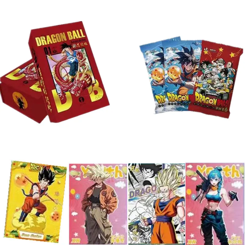 Dragon Ball Cards Strange Records Series  Goku Super Saiyan Series Signature Game Card  Collection Toys Game Collection Card