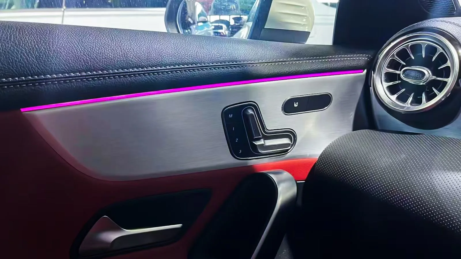 W177 RHD الضوء المحيط لمرسيدس بنز الفئة A 2019 -2025 محرك اليد اليمنى الداخلية LED ترقية الملحقات #6