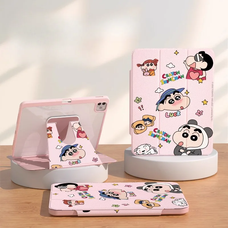 

Crayon Shin-chan For iPad Case ipad 8/9/10 10.2in A16 11in Protective case Air 4 5 10.9in M2 M3 Pro 4 5 6 12.9in M4 Tablet Cover