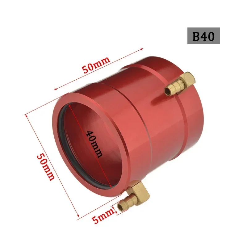 RC Boot Goede Kwaliteit Aluminium CNC Marine Motor Waterkoeling Jas voor RC Boot B20/B36/B40 ID 20/36/40mm Borstelloze Motor