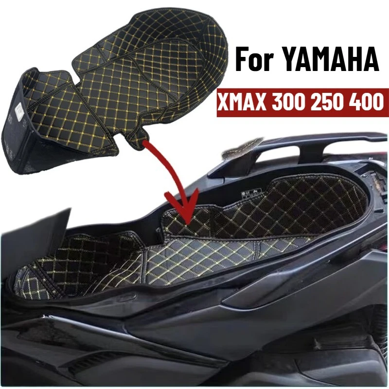 For Yamaha XMAX 300 250 400 XMAX300 Motorcycle Storage Bucket Protective Pad Seat Liner Toilet Seat Luggage Bucket Inner Cushion