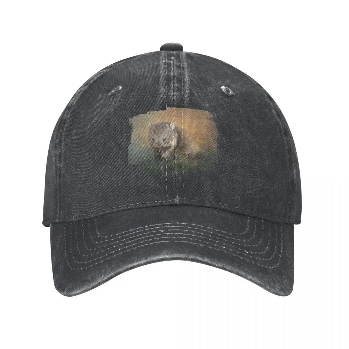 Wombat Three Cowboy Hat Ball Cap Hood summer hat Men Women's