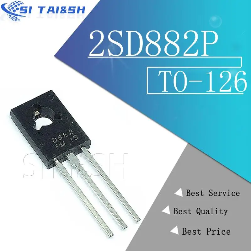

Si Tai&SH 50pcs/lot D882 882 2SD882 NPN medium power transistor TO-126 Data system