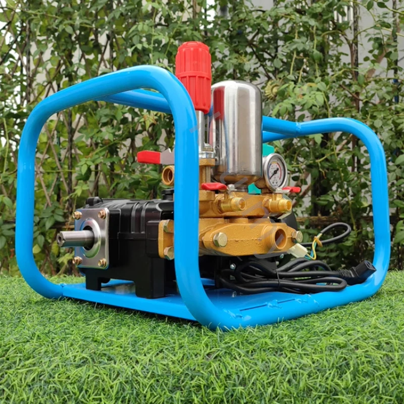 High Pressure Electric Sprayer Agricultural Three-Cylinder Plunger Pump 48V 60V72V 220V Remote Control Spray Pump