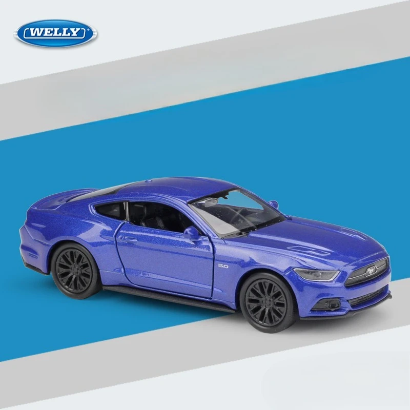 WELLY-coche deportivo Ford 2017 GT, escala 1:36, modelo fundido a presión, juguete extraíble, colección de regalos para niños, Voiture en miniatura, decoración del hogar
