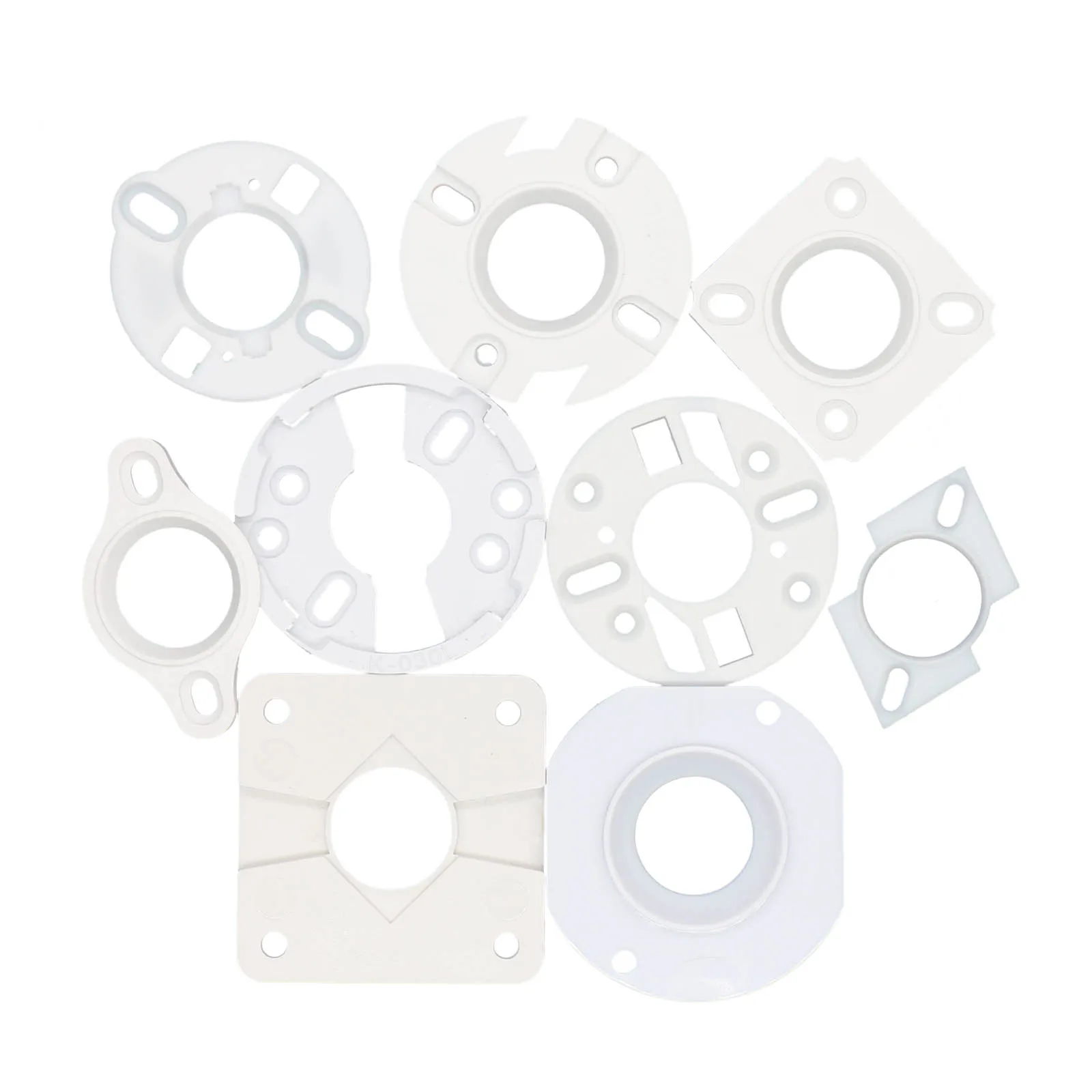 50pcs 13x13mm 19x19mm LED Original PC COB Supporting Holder Plastic Mounting Plate DIY for Spotlight Downlight Track Lamp Bulbs