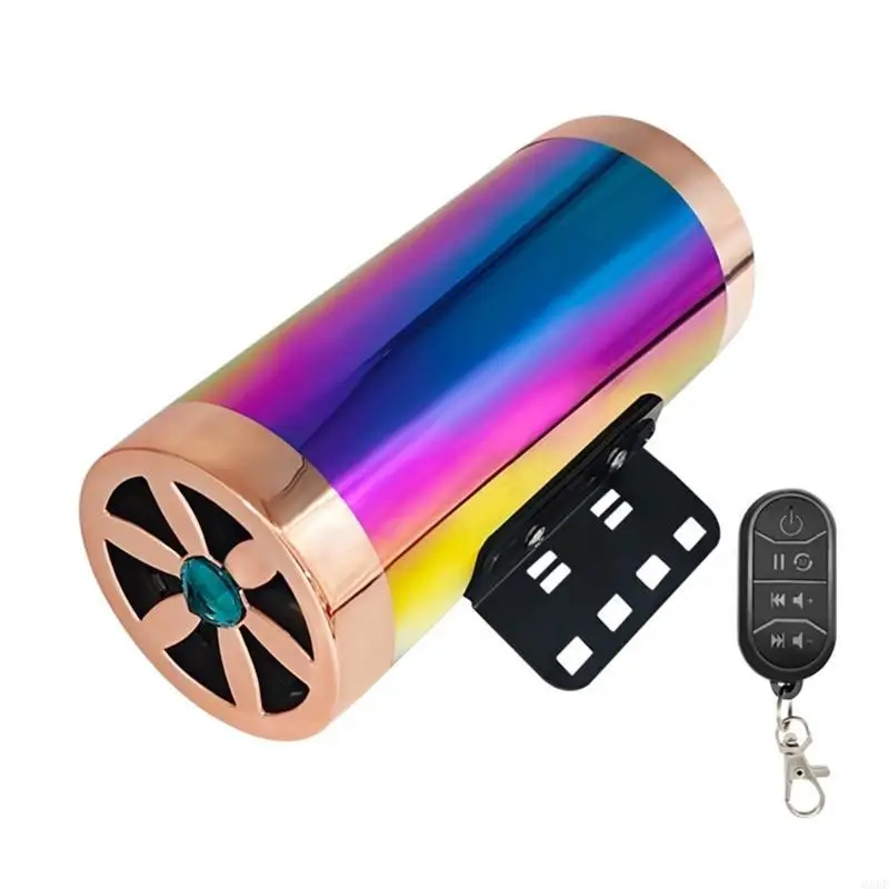 2026 New Colorful Subwoofer Double Speakers with LED Light effect for Enhanced ridings Experience for Motorcycle Electric