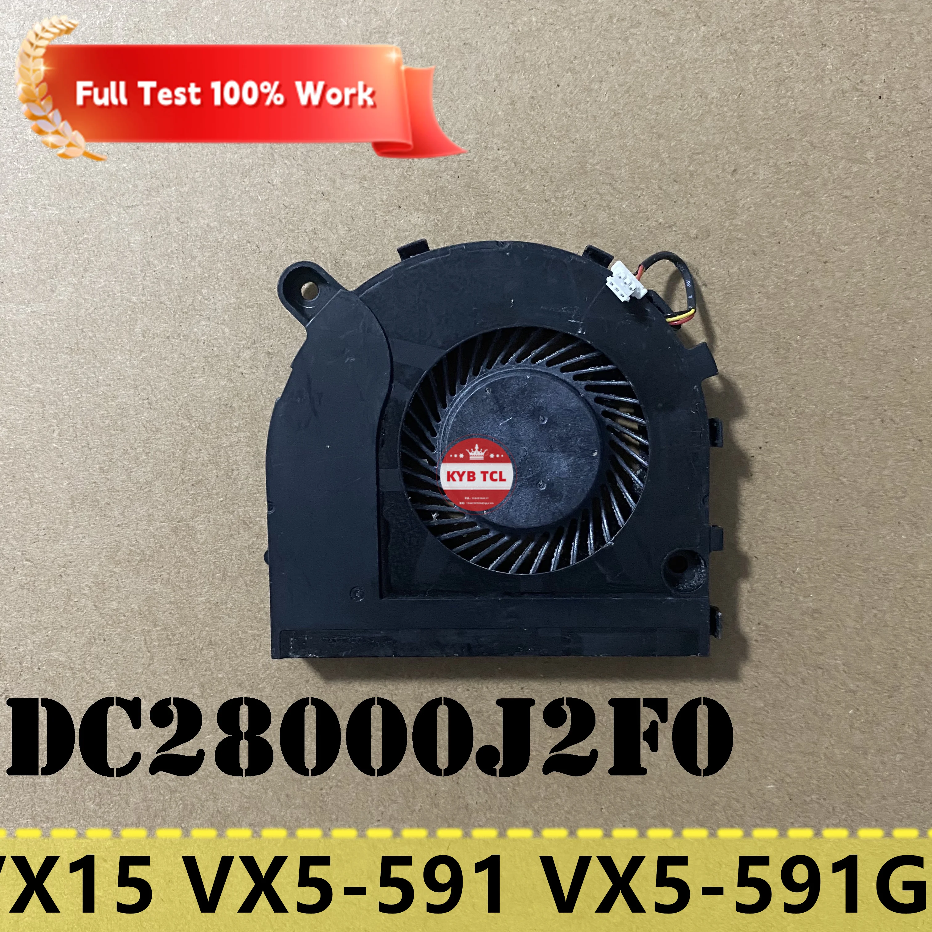 Вентилятор охлаждения процессора ноутбука для ACER Aspire VX15 VX5-591 VX5-591G VX5-591G-75RM ноутбука DC28000J2F0