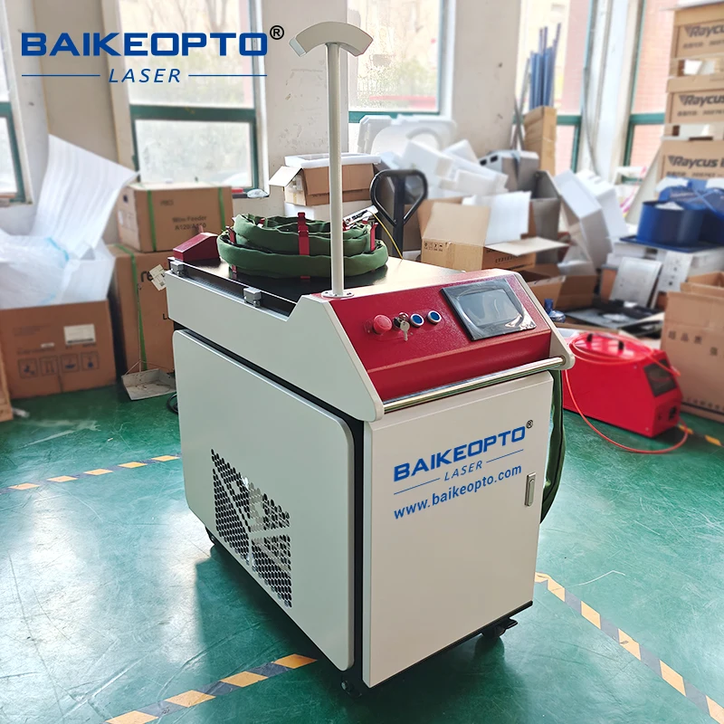 Paint Cleaning Low Maintenance BK-FL2000P-CE Continuous Laser Cleaner Raycus RFL-C025H CE SUP22C Cleaning Head