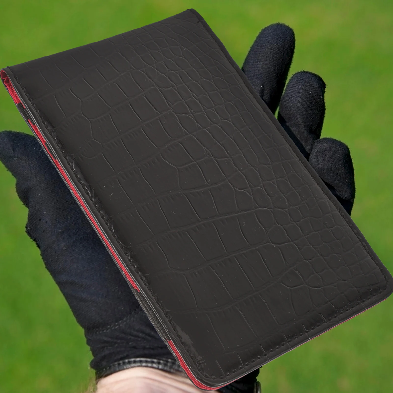 

Pu Golf Scorebook Lightweight Portable Scorecards Holder Outdoor Score Keeping Book Compact Sweat Resistant Golfing