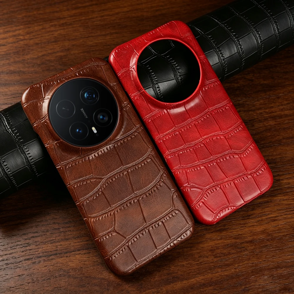 Premium Crocodile Leather Case for Honor Magic 8 7 Pro Magic8 Magic 5 6 Lite Magic 2 3 4 90 Pro 80 X50 5G Phone Case Back Cover