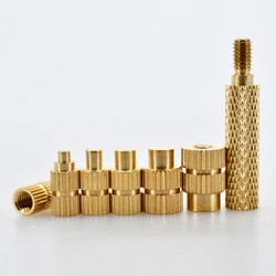 M2 M2.5 M3 M4 M5 M6 M8 Brass Heating Soldering Iron Tip Tool Insert Nut for Plastic 3d Printing Holt Melt Nut Implant Connector