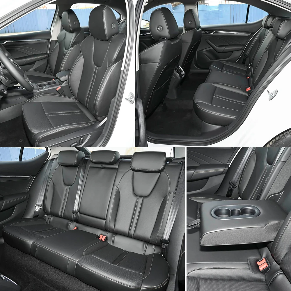 Car Special Seat Cover For Skoda Octavia IV Pro 2019 2020 2021 2022 2023 2024 2025 PU Leather Cushion Protector Car Seat Covers