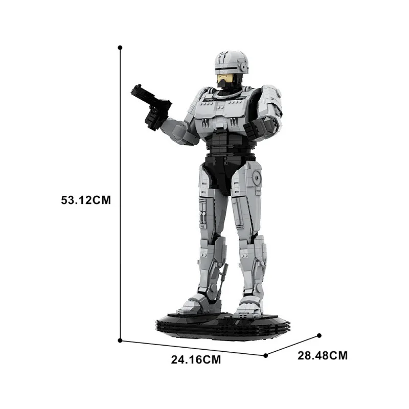 MOC Sci-Fi Robot Bouwstenen Model Figuur DIY Montage Brick Mecha Speelgoed Display Collectible Gift voor volwassenen Kinderen Set