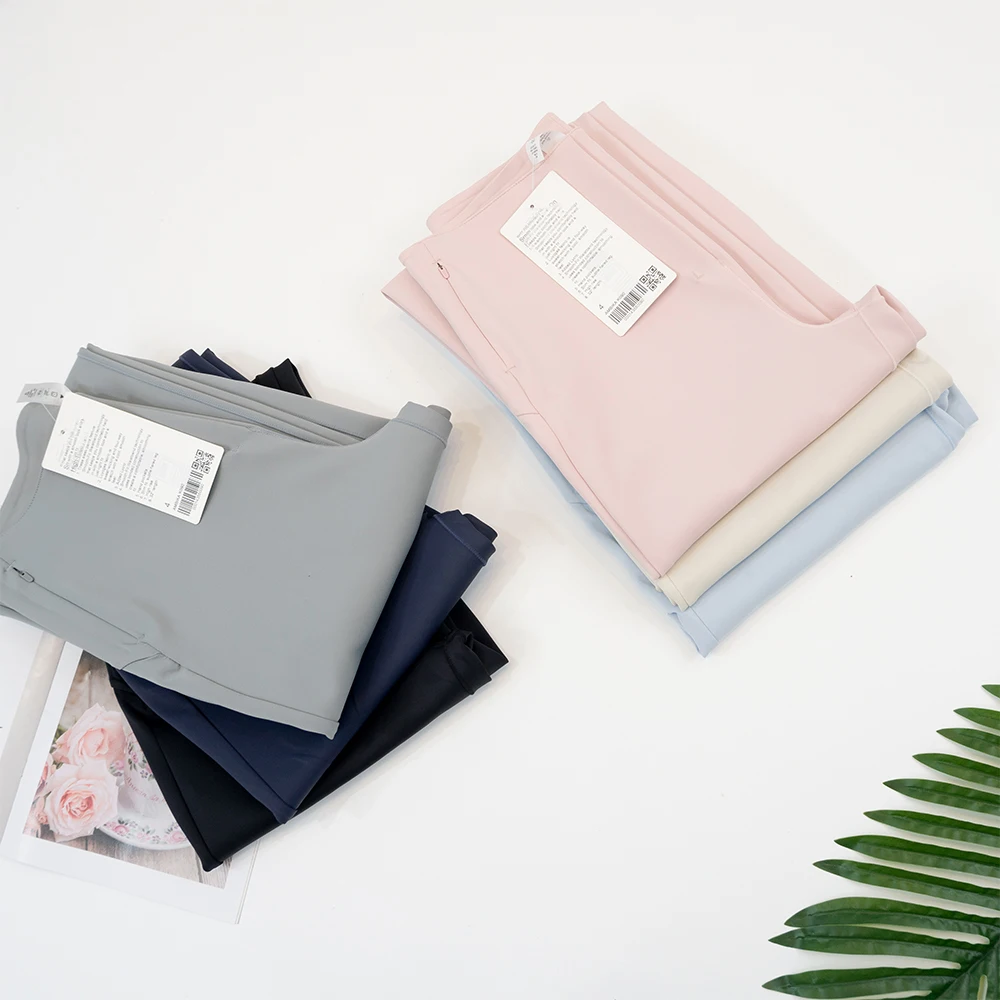 LULU FLORA Slim-Fit-Anzughose, lässig und für den Alltag geeignet, schlankmachend, knitterarm, formstabil, mit Taschen für eine bessere Figur, elastisch. – Detail 8