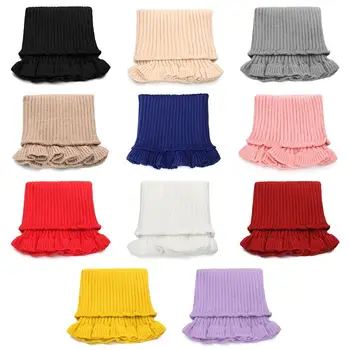 Mode Warm Gebreide Nep Kraag Afneembaar Met Houten Oren Sjaal Winddichte Winter Coltrui Mannen Vrouwen