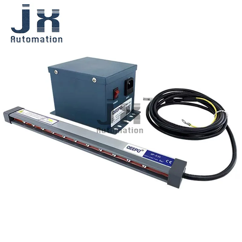 Static Eliminator QP-HD-I+Lithium Ion Diaphragm Electrostatic Rod QP-E30 For Slitting Machine